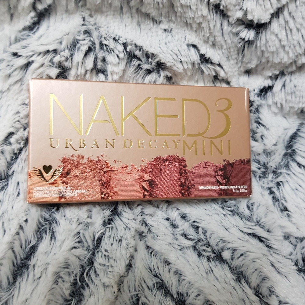 Urban Decay Naked3 Mini Eyeshadow Palette - Rose and Mauve Tones
